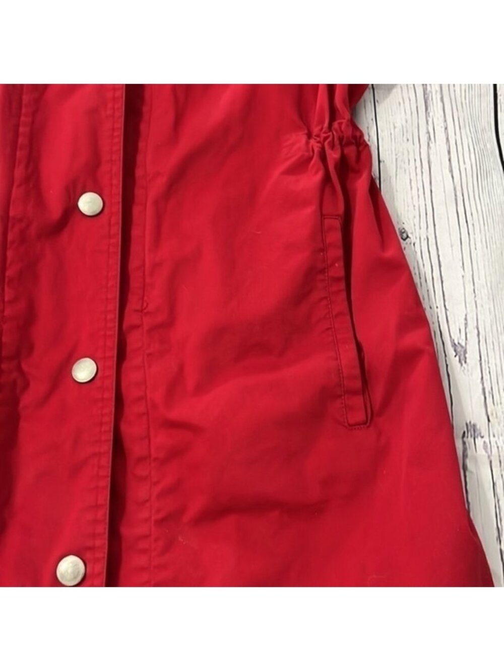 red water resistant snap down lightweight adjustable waist small - Picture 2 of 6